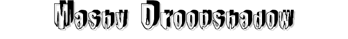 mashy DroopShadow font